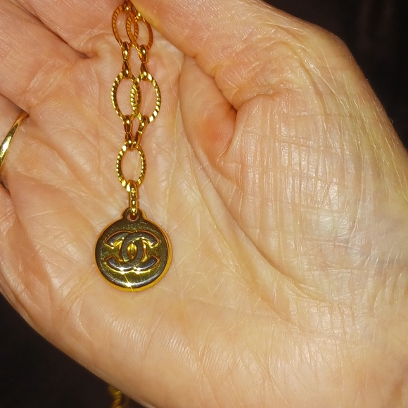 Chanel Authentic Zipper Pull Necklace with gold Unbranded Chain - Picture 7 of 7